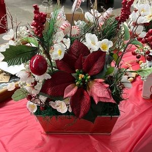 Christmas florals with a treat